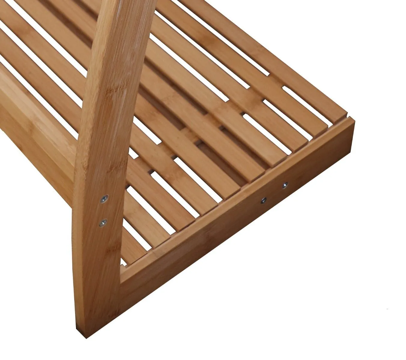 3-Tier Freestanding Bamboo Towel Bar / Drying Rack