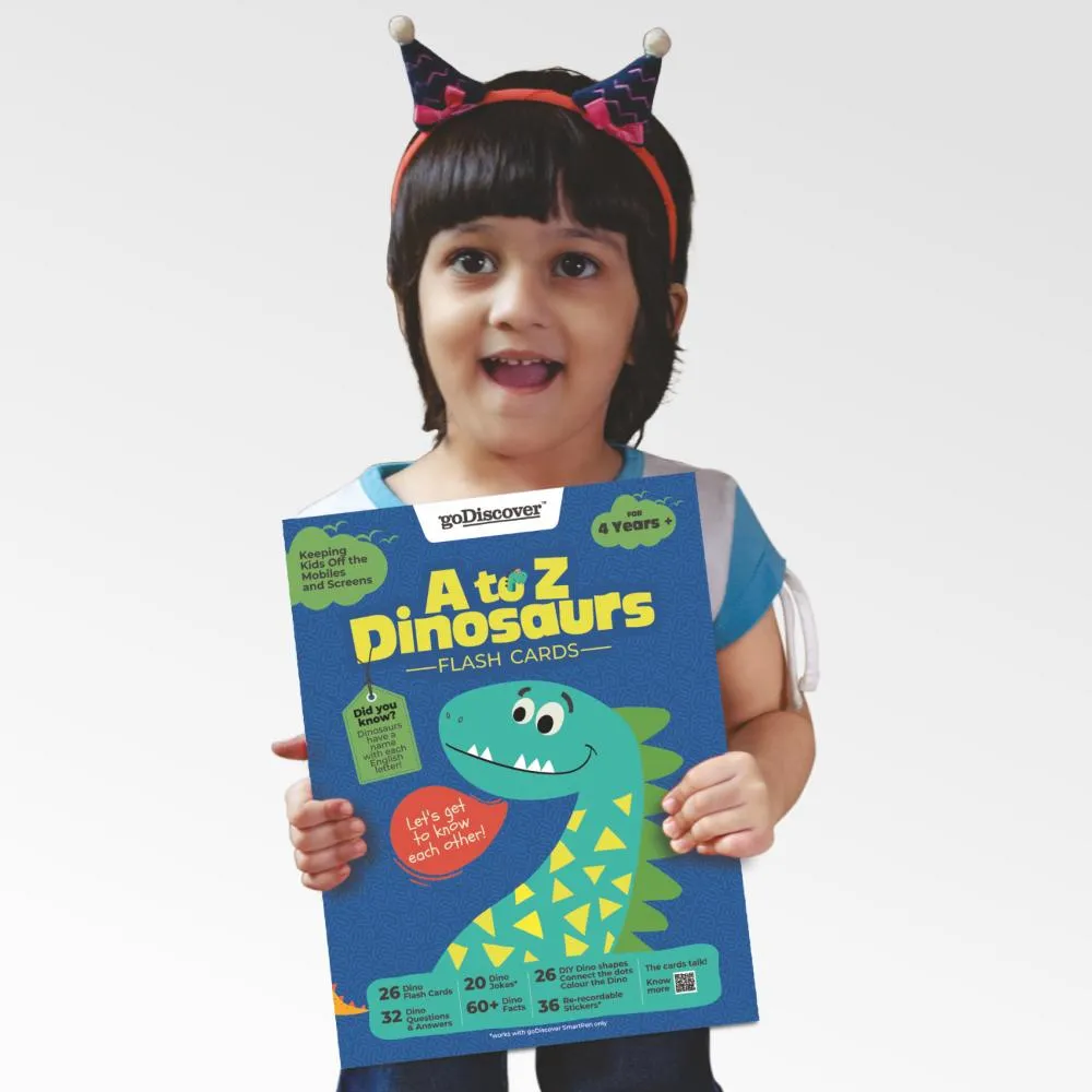 A to Z Dinosaurs Flash Cards