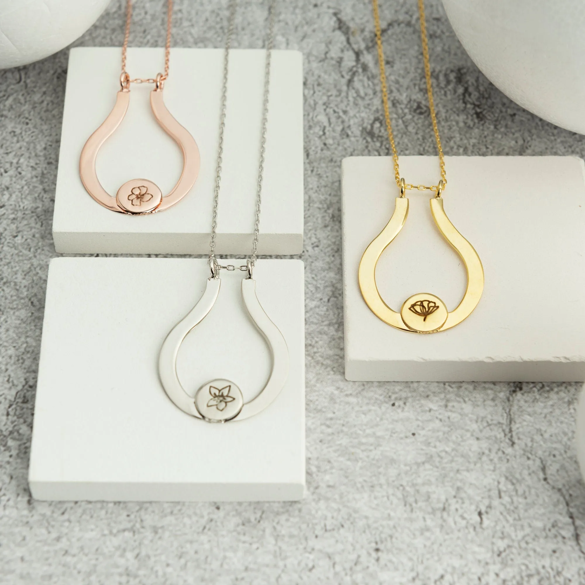 Birth Flower Necklace