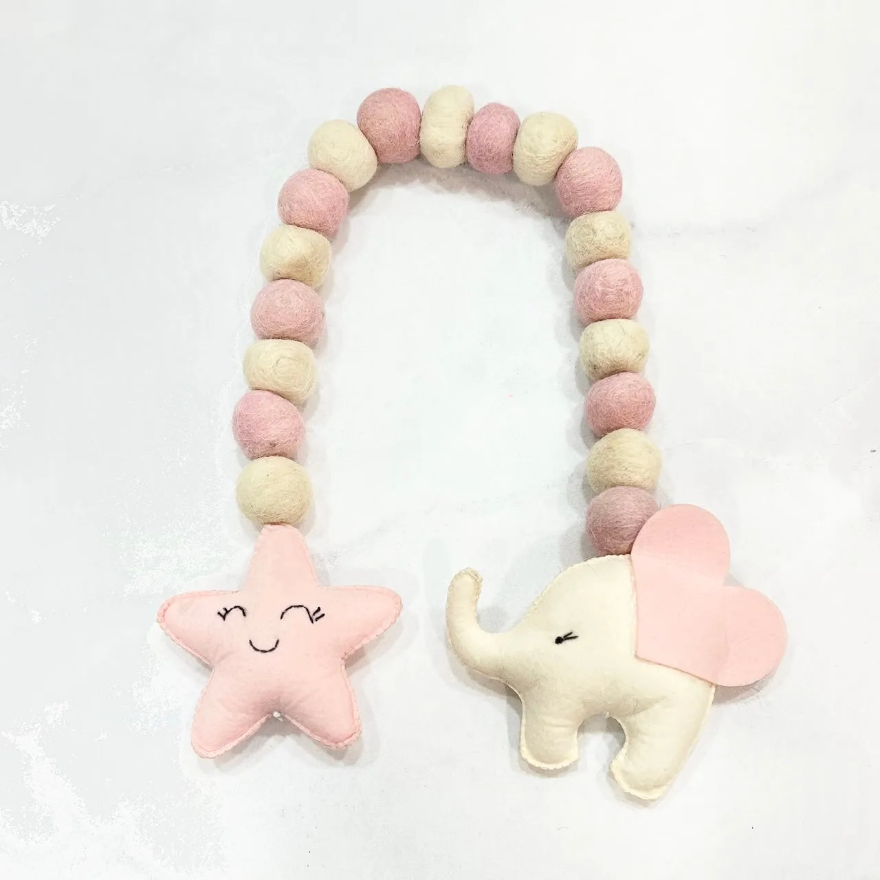 Curtain Tie - Baby Ellie (White)