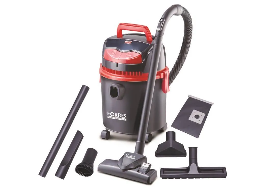 Eureka Forbes Trendy Wet & Dry DX 1150-Watt Vacuum Cleaner (Black & Red) – Powerful Suction & Blower, Dual Function for Wet & Dry Cleaning, 10L Dust   8L Water Capacity