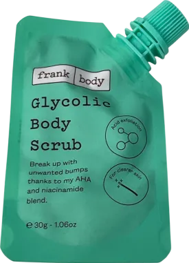 FRANK BODY Glycolic Body Scrub Green UK 30G