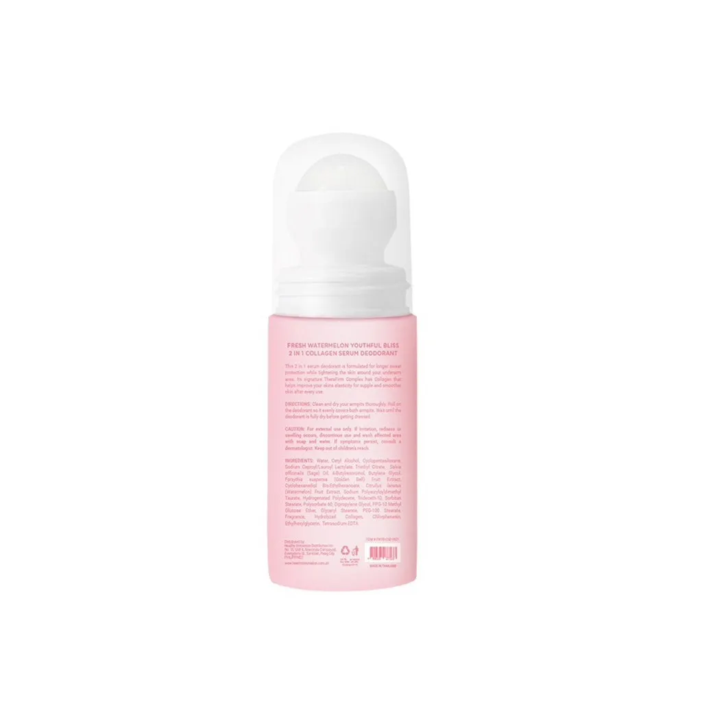 Fresh Skinlab Watermelon Youthful Bliss 2in1 Collagen Serum Deodorant