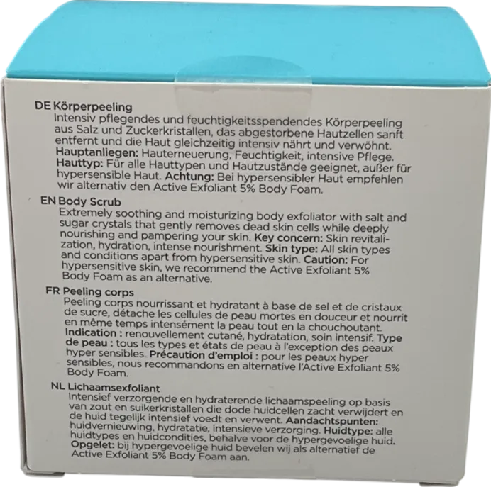 qms Active Refining Exfoliant Body Scrub White 180ml