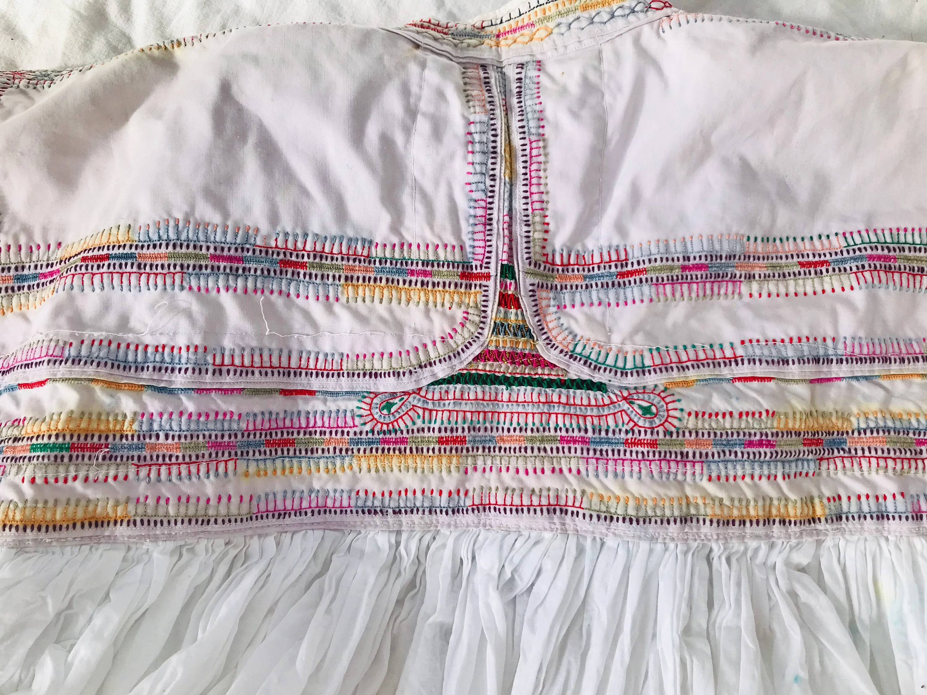 Vintage Rabari Blouse. Fine Hand Embroidery.