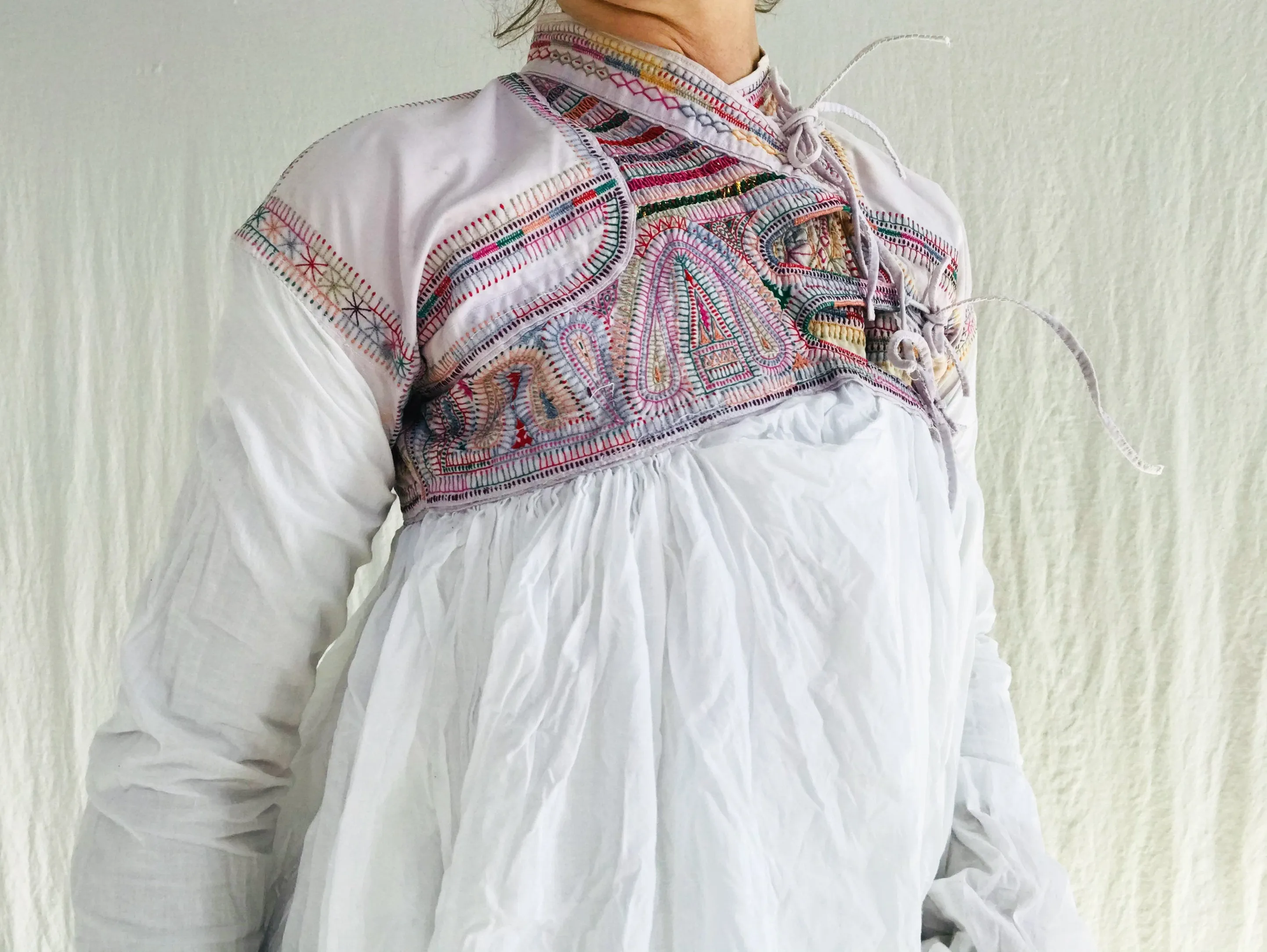 Vintage Rabari Blouse. Fine Hand Embroidery.